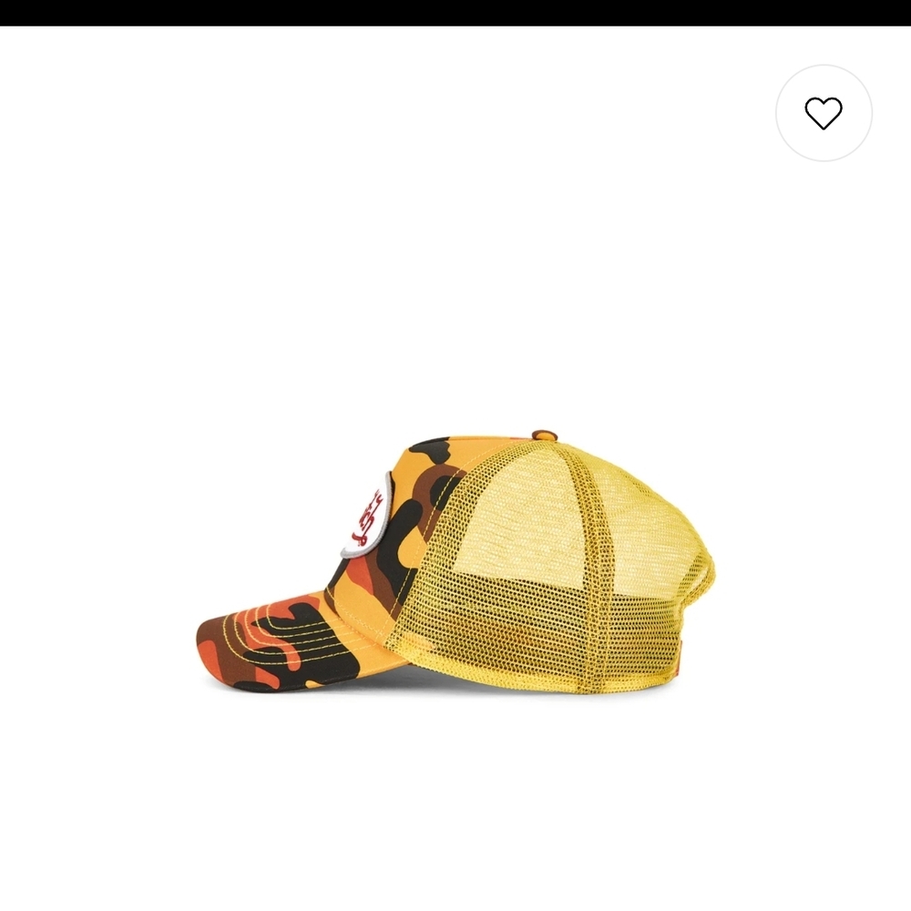 Von Dutch Orange Camo Trucker Hat - Picture 4 of 9